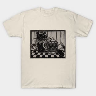 Tea Time with Kitty T-Shirt